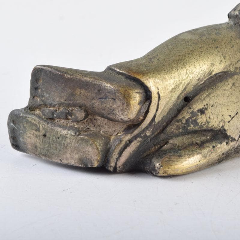 仏教美術 古銅 涅槃像 寝釈迦像 仏像 置物 N 8702