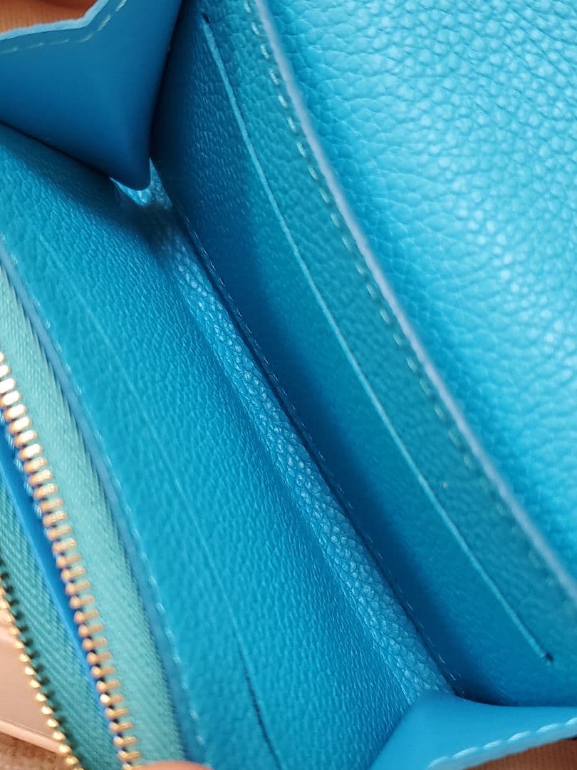 【モナモナ】ポルトモネ・ロザリ☆財布☆ターコイズブルー