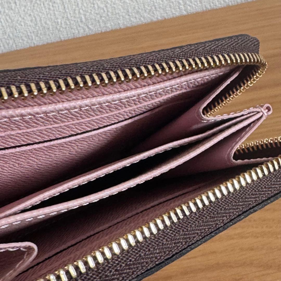 だいきち　ルイヴィトン ダミエ ジッピーパース ピンク NFCタグ