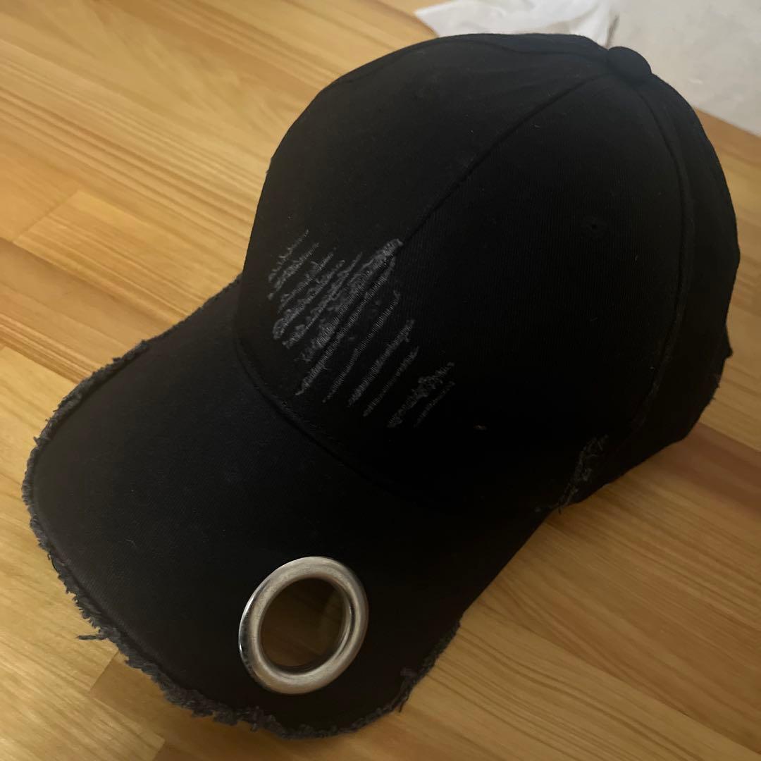 GRANCY EyeletDesign DamageCap ブラック