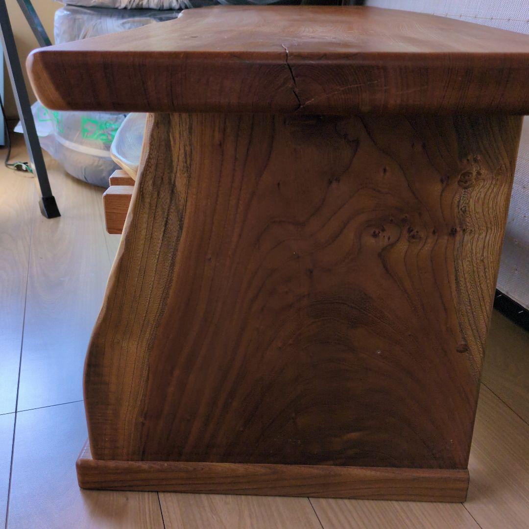 欅曲線デザインパソコンデスク