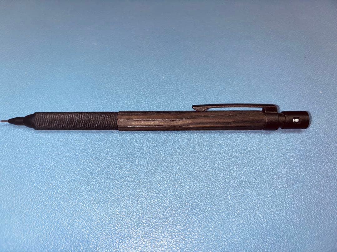 ラダイトイベント限定木軸シャーペン黒柿