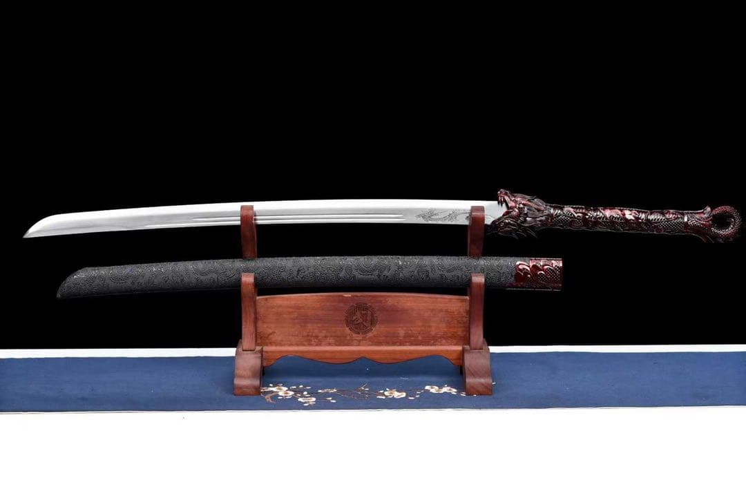 蒼龍怒 模造刀 鑑賞用 武具 舞踊刀 古兵器