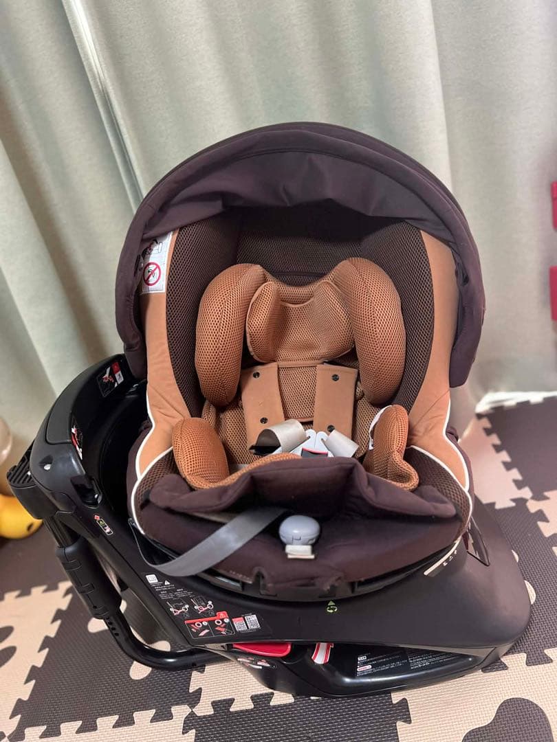 エールベベ クルットNT2 チャイルドシート シナモンブラウン - メルカリ