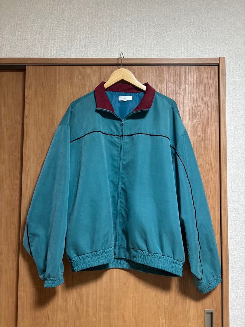 ミュージシャン harapeco Color Suede blouson-Blue Green ミュージシャン harapeco Color Suede blouson-Blue Green Color Suede