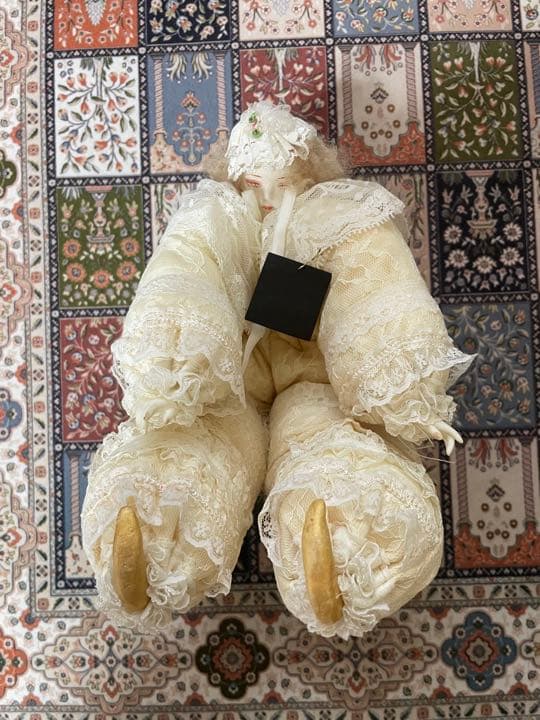 フランス人形 ビスクドール 着せ替え人形 タグ付