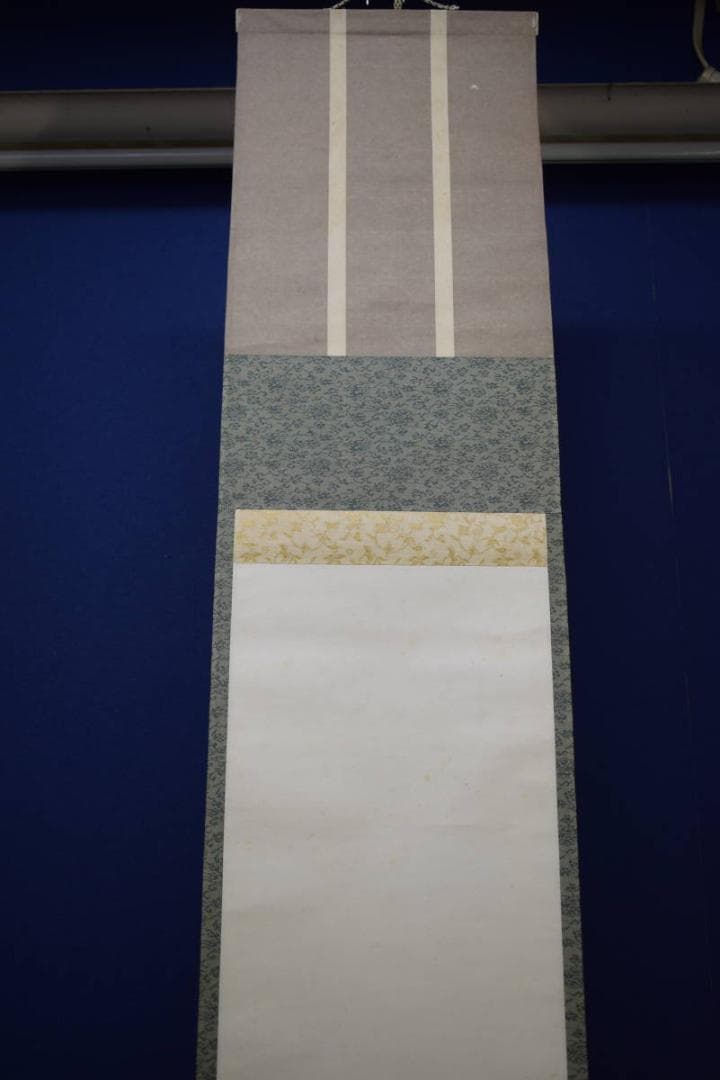 真作/上田万秋/上田萬秋/鶉図/ウズラ図/布袋屋掛軸HH-197