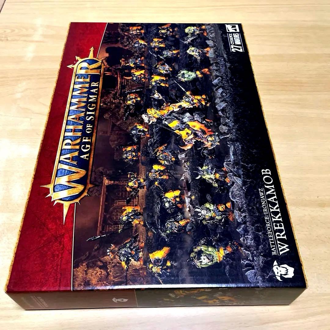 【新品】ウォーハンマーAge of Sigmar Wrekkamob 27体