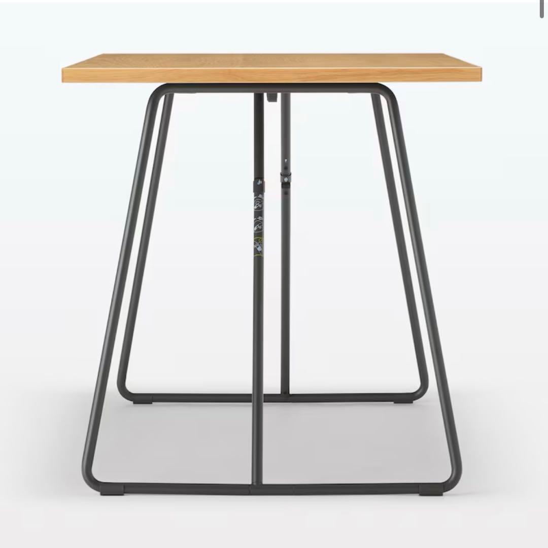 無印良品　木製折りたたみテーブル　ダイニング　デスク　学習机　120