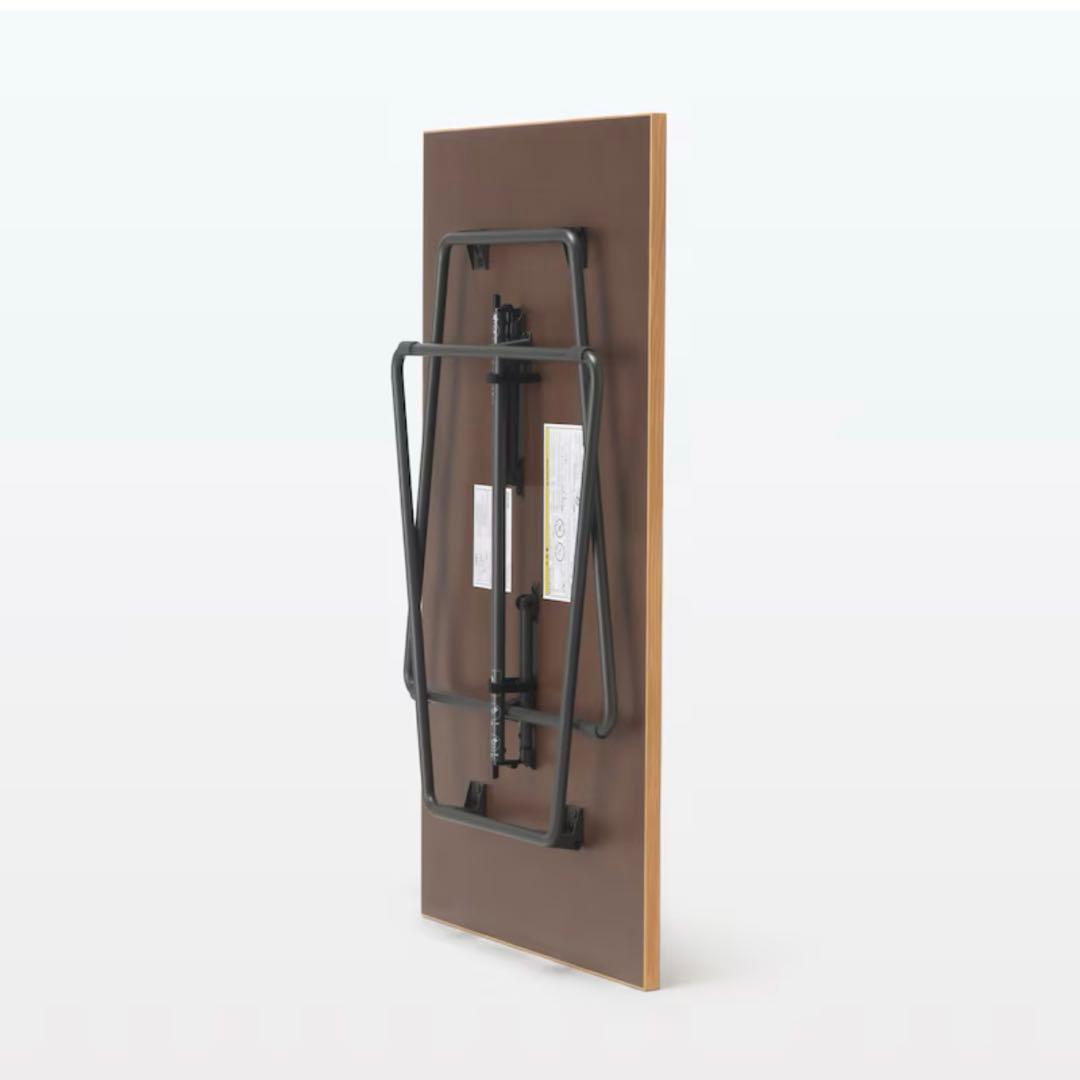 無印良品　木製折りたたみテーブル　ダイニング　デスク　学習机　120