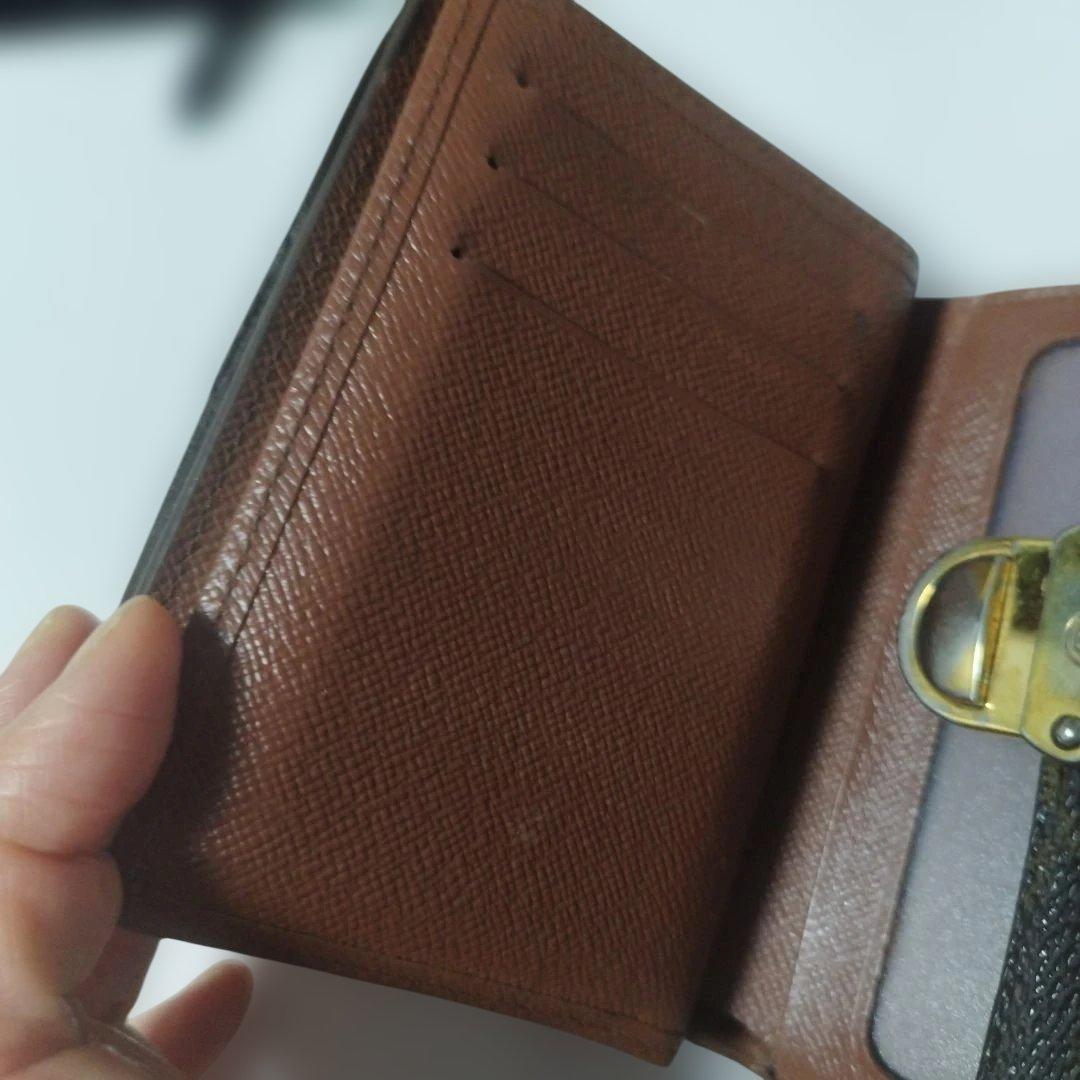 LOUIS VUITTON 三つ折り財布 ブラウン