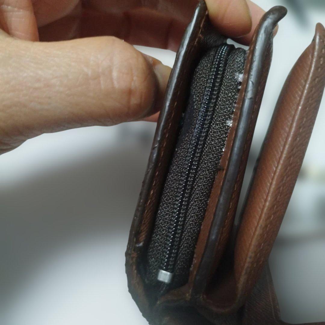 LOUIS VUITTON 三つ折り財布 ブラウン