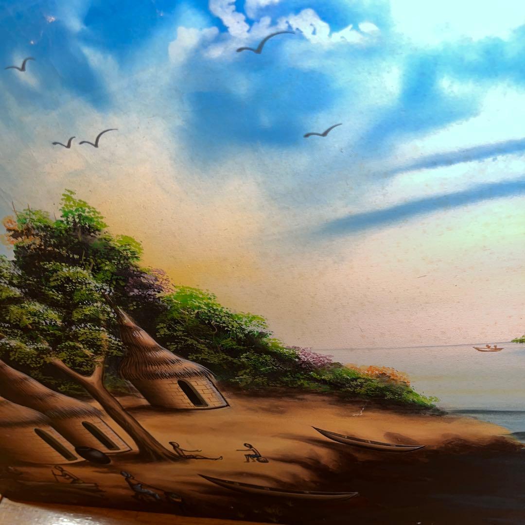 ナイジェリアの油絵