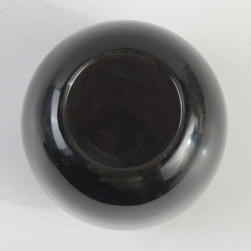 茶道具 輪島塗 岡本陽斎作 切合口 黒中棗 共箱 V 9463 - メルカリ