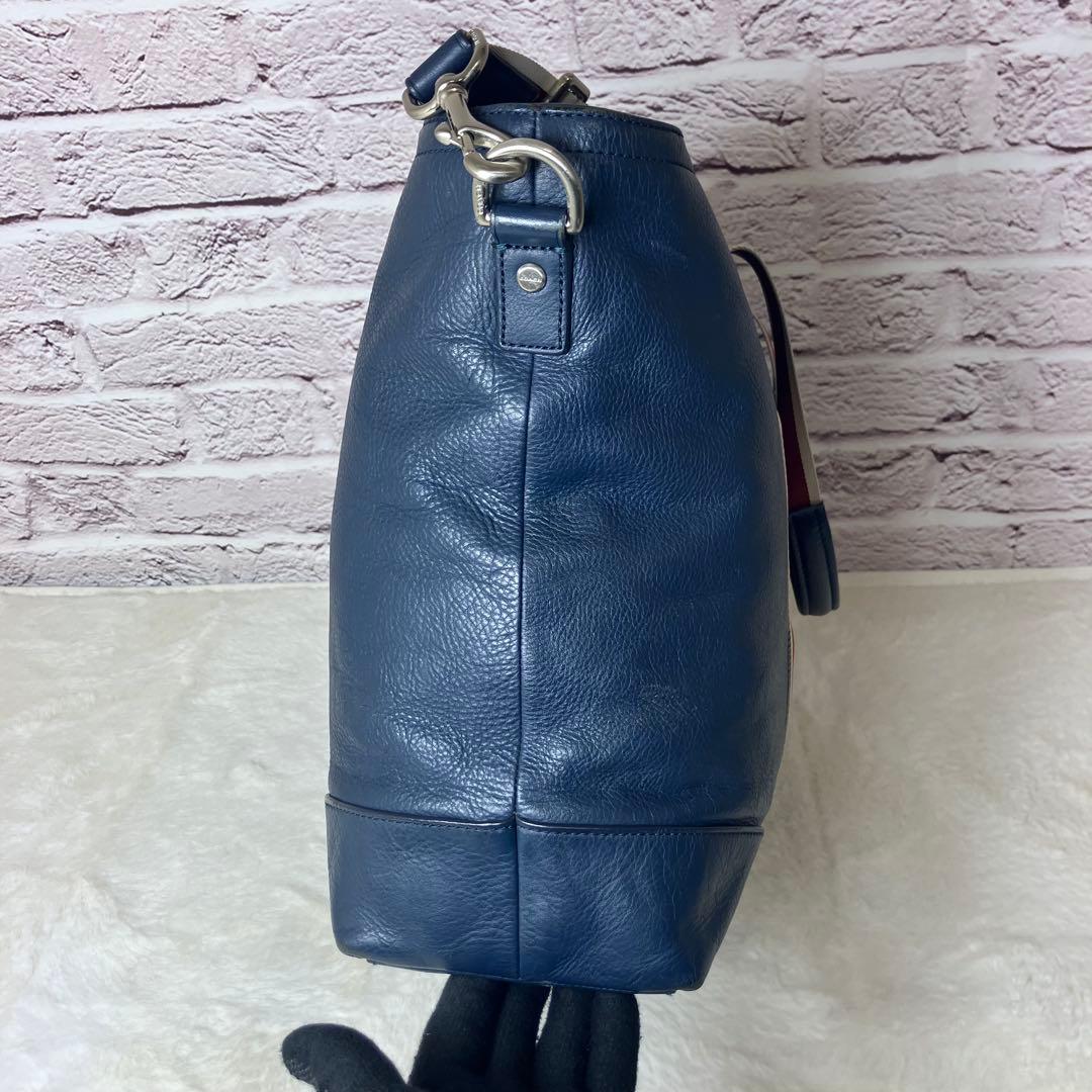 コーチ✨ヘリテージ レザー ユーティリティー A4 2way ビジネスバッグ