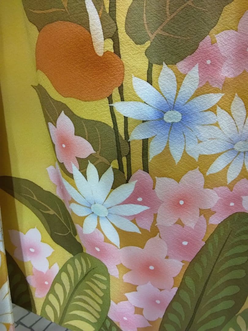 専用】振袖フルセット、正絹、重ね衿帯揚げ帯締め、西陣袋帯襦袢、落款