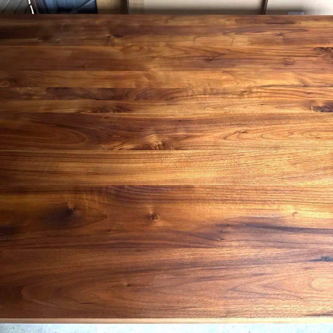 ダイニングテーブル　ウォールナット　無垢　180cm メンテナンス済み　送料込み