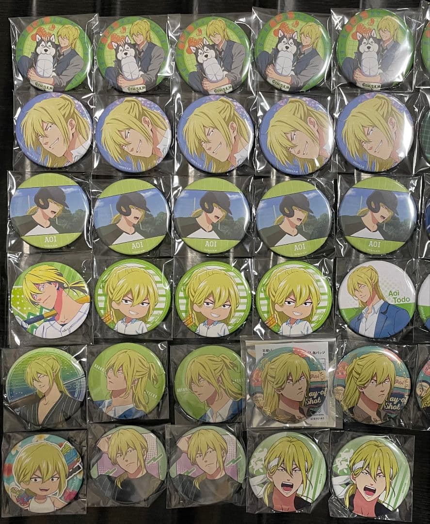 忘却バッテリー 藤堂葵 缶バッジ 55点 まとめ売り 忘却バッテリー だけ