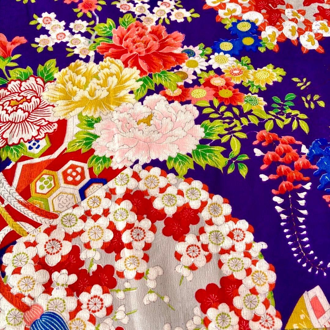 アンティーク　女の子　子供着物　NO4