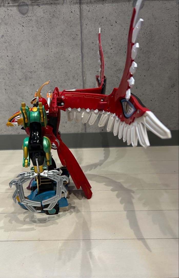 美品 DXバンダイ 百獣戦隊ガオレンジャー ガオイカロス 超合金