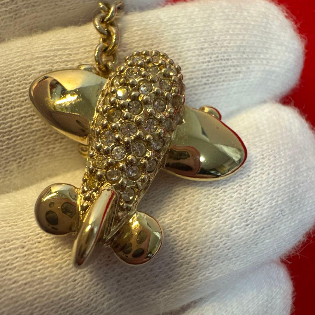 Vintage Burberry クマと飛行機 ピンブローチ'123