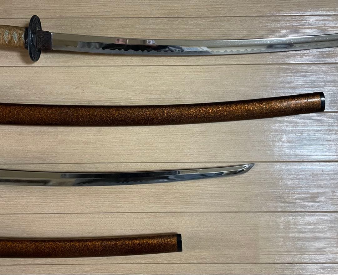 模造刀　居合刀　太刀　脇差　刀掛け　武具　b414