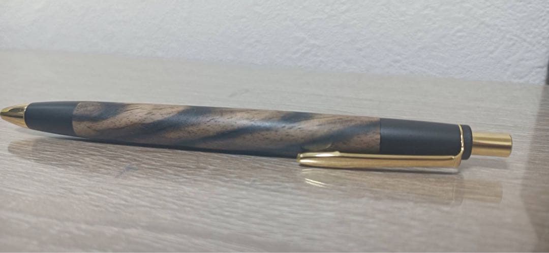 ボナンペン 黒柿 特上杢 シャープペンシル 0.5mm 野原工芸似