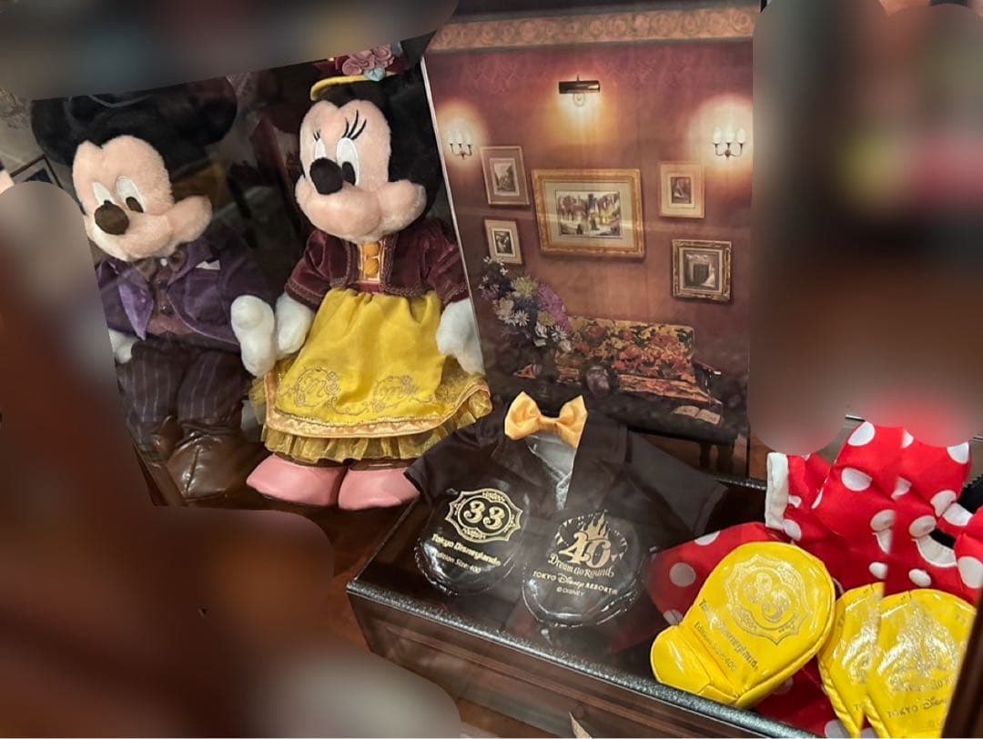 Club33 限定 東京ディズニーランド33周年 ミッキー ミニー ぬいぐるみ