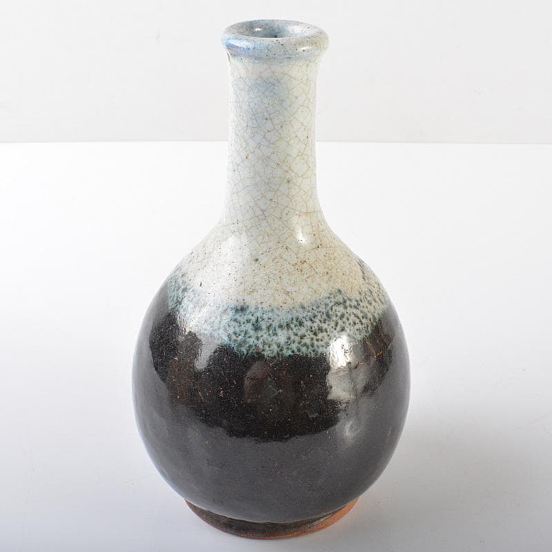 瀬戸焼 古瀬戸 徳利 壷 時代箱付 C R6594 瀬戸焼 古瀬戸 徳利