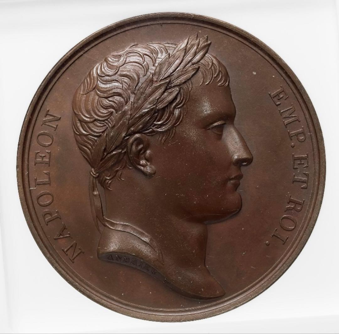 NGC TOP POP‼️ナポレオン 1806年 ブロンズメダル 貨幣博物館 | FRANCE Napoleon I ナポレオン1世（1802~15） AR Medal