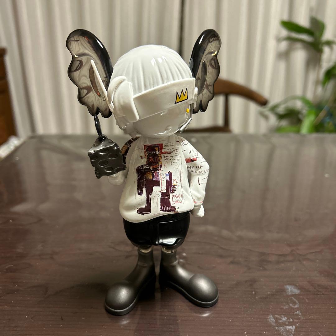 作者不詳作 絹本 花鳥画 【薔薇に花虻図】 表具 作品共経年経過