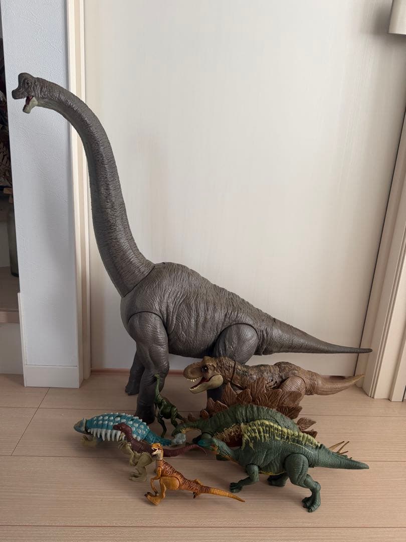 マテル　ジュラシックワールド　８点セット マテル ジュラシック・ワールド コレクションフィギュア 8点セット