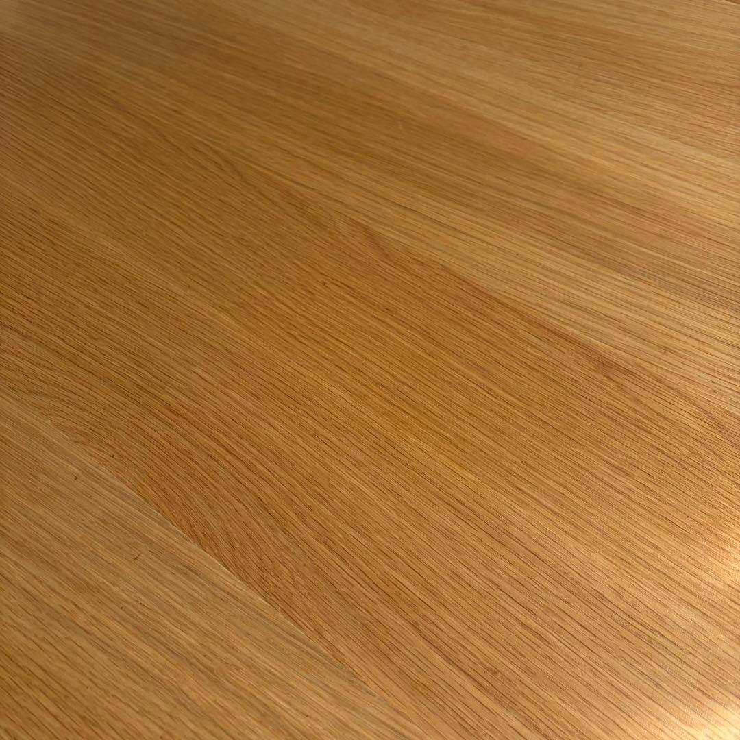 【廃盤希少】無印良品 オーク材 板と脚でできた木製テーブル 140×80cm
