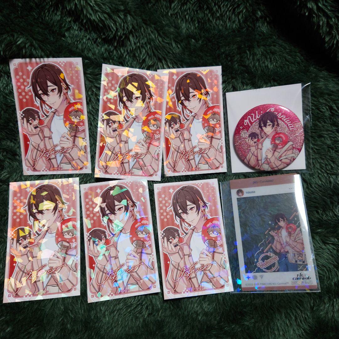 NU:カーニバル】八雲缶バッジきらきらカードアニメイト特典B