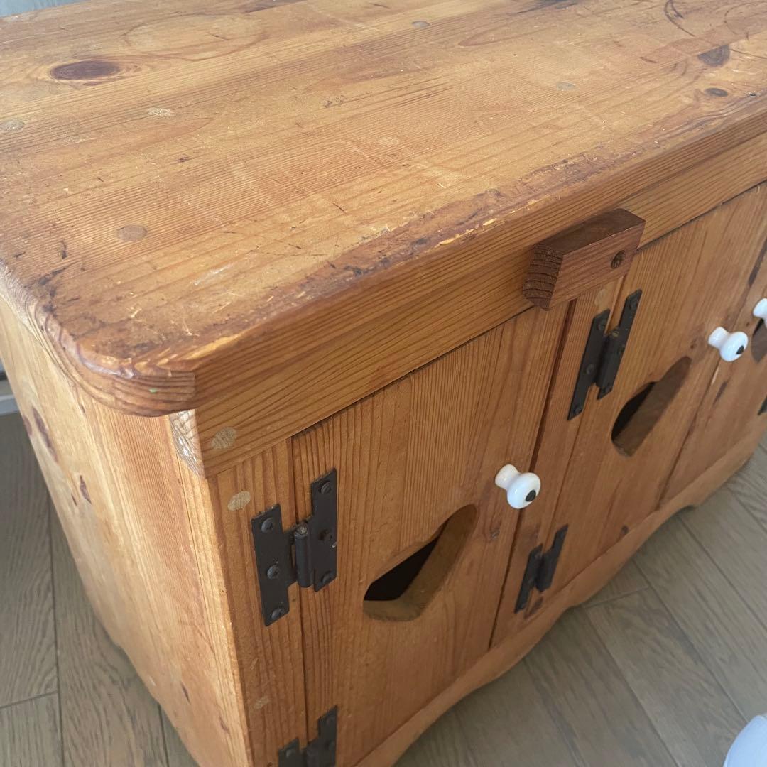 used）カントリー家具 キャビネット ローボード テレビボード 家具