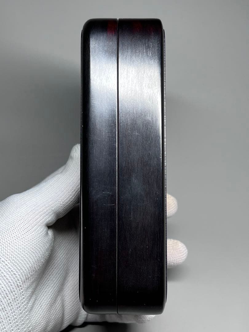 木製 小物入れ 香炉？ 硯箱 巻雲龍紋 透彫 極細工 文房具 中国美術