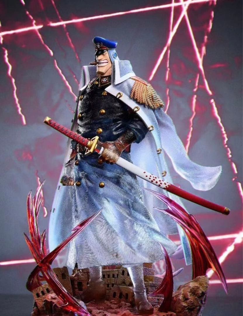 ワンピース POP 半透明 シリュウ 黒ひげ海賊団 フィギュア ガレージ