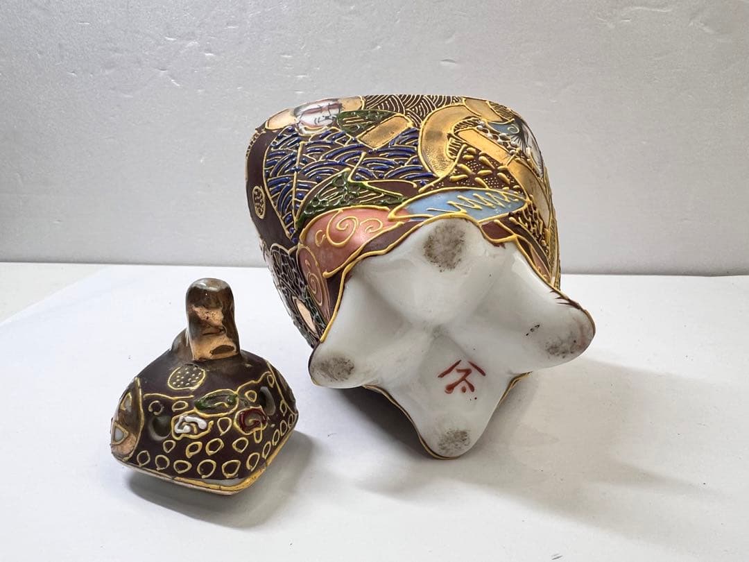 時代物　九谷焼　香炉　アンティーク　早い者勝ち