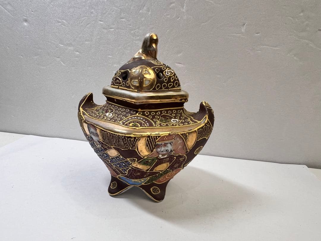 時代物　九谷焼　香炉　アンティーク　早い者勝ち