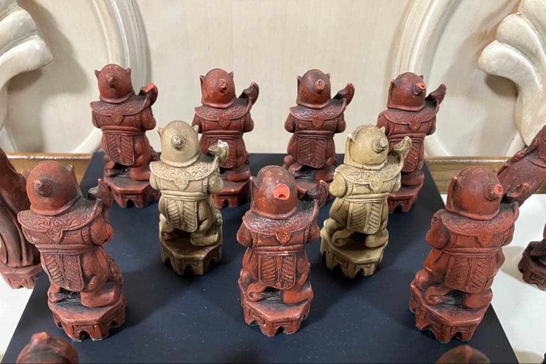 ヴィンテージ 中国の富の神 樹脂像 フィギュア ゲーム用ピース？