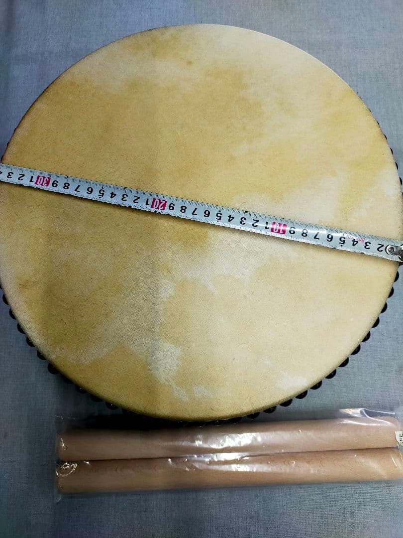 ✨️新品未使用 ZEN-ON 全音 平太鼓 1.1尺 ☓ 3寸 牛皮使用