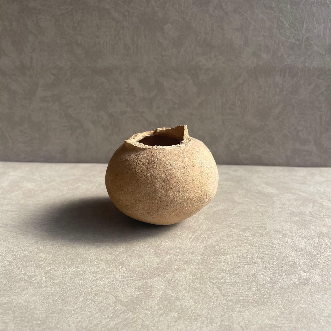 弥生土器小壺 矢作川出土 考古学 骨董 古美術 アンティーク 花器 壺 土器 弥生式土器 土師器 小壺 矢作川出土品 古美術 古道具 アンティーク 弥生式