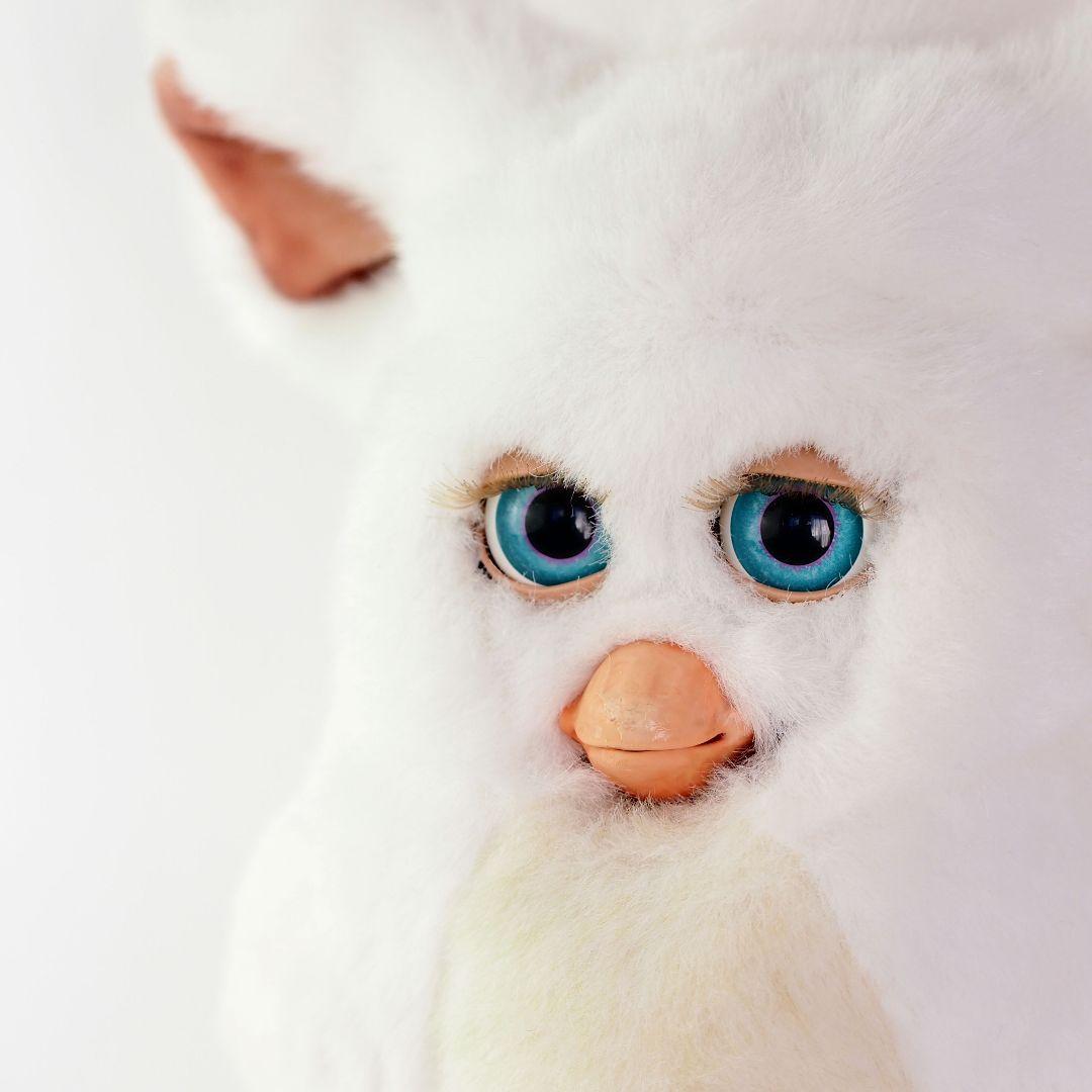 稼動品】ファービー2 シュガースノー ブルー目 ドイツ語版