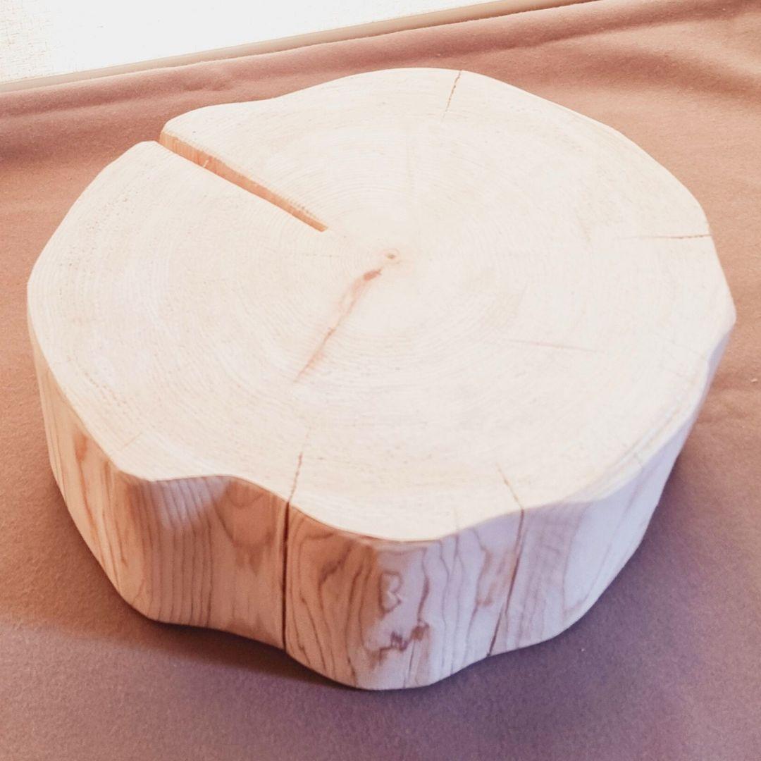 森の香り 東濃ひのき スツール テーブル 無垢無塗装 オーガニック