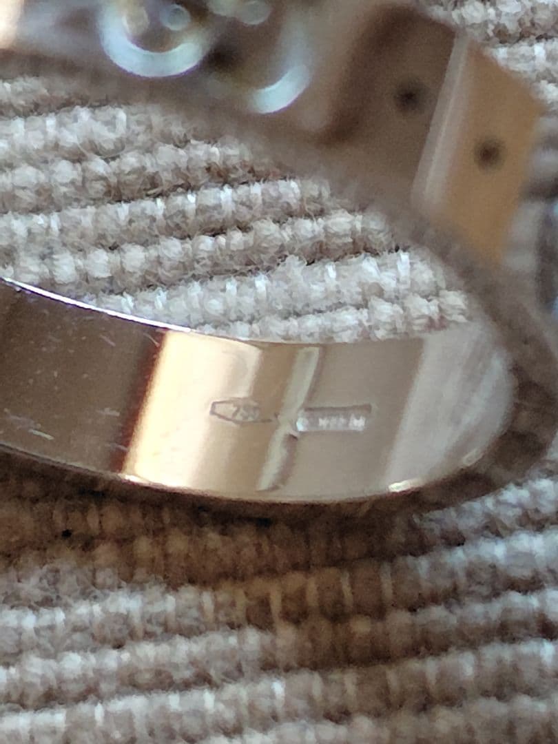 グッチ　アイコンスリムリング　サイズ17 　18金WG　説明必読願います