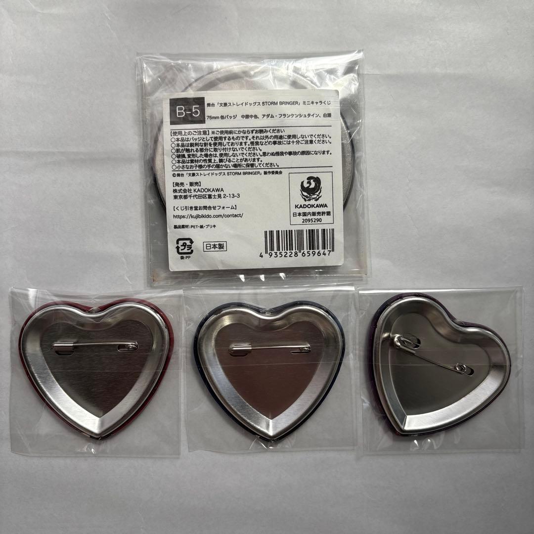 舞台「文豪ストレイドッグスSTORM BRINGER」ミニキャラくじ