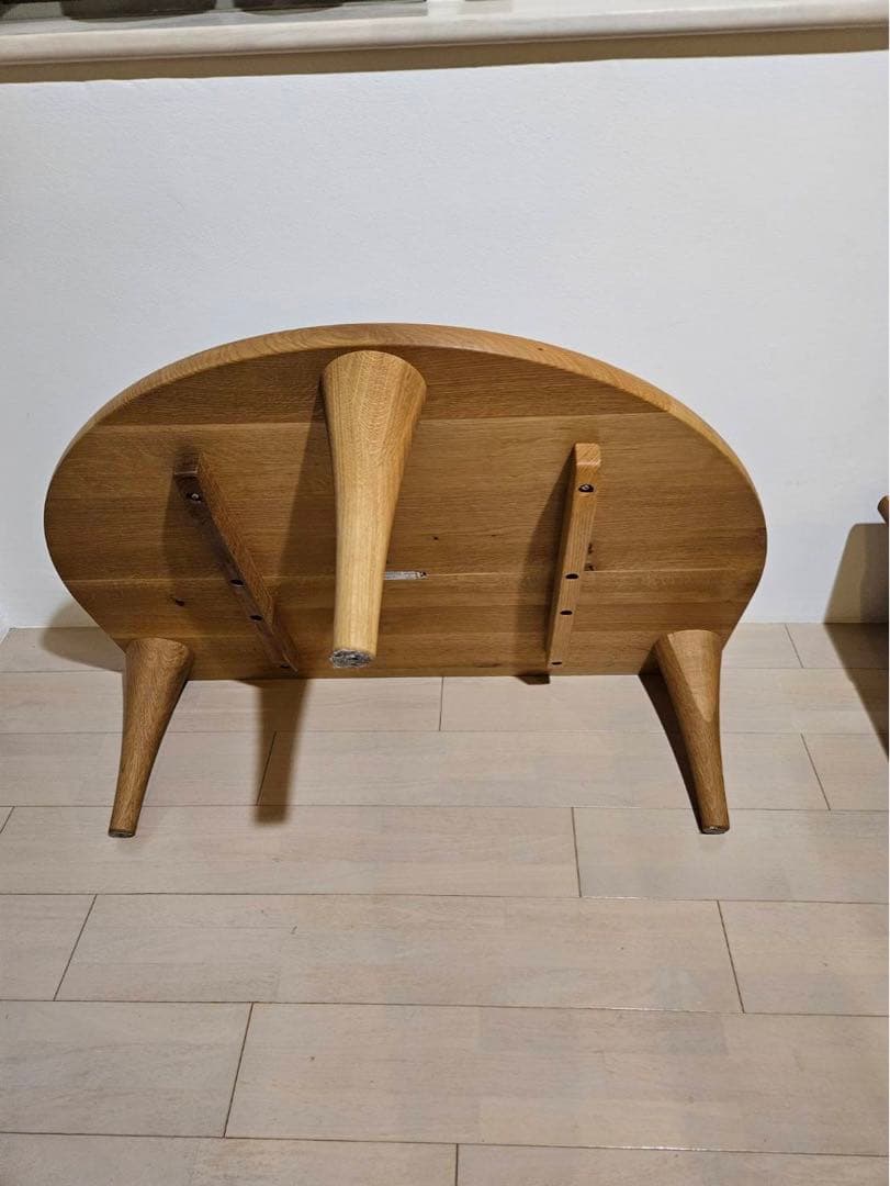 yuri⭐︎yuri　飛騨産業　　森のことば　半円形3本脚　無垢