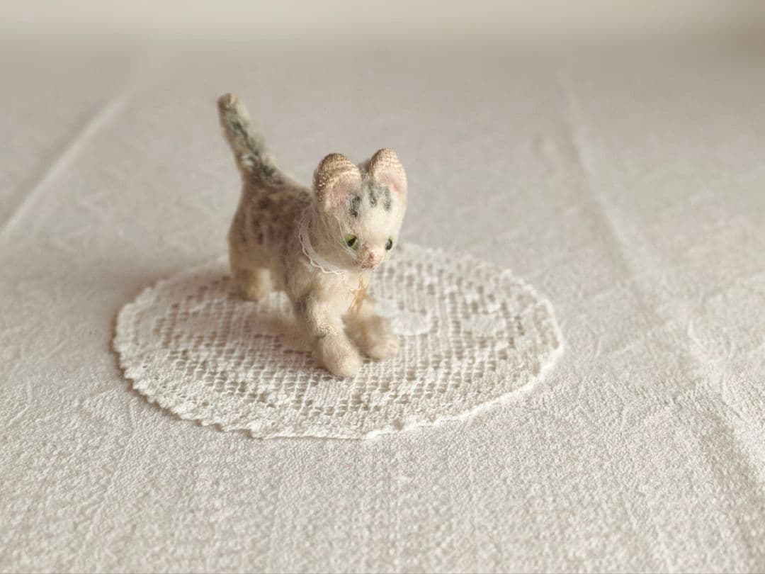 * antique bear ୨୧ * 小さくて可愛い トラ猫ちゃん