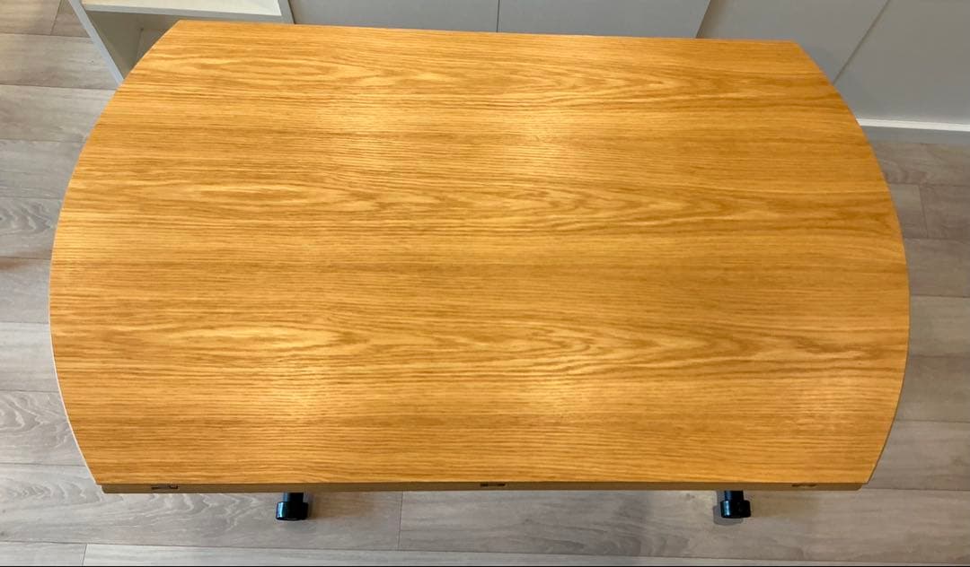 AILS 昇降テーブル 幅120 ガス圧式 キャスター付き 伸長式 バタフライ