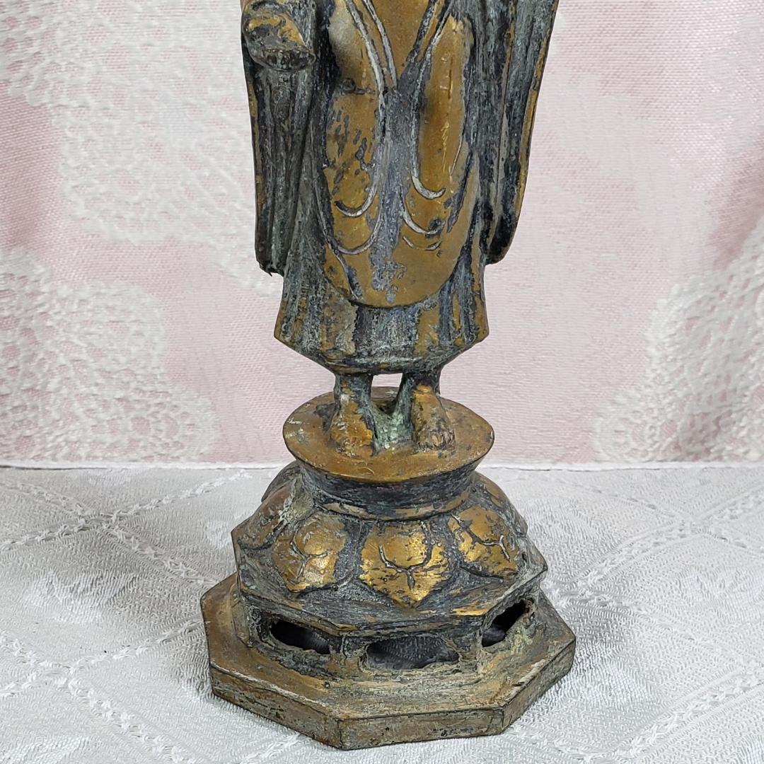 ◇新羅仏 金銅如来立像 仏像◇検）天平仏 飛鳥仏 高麗仏 百済